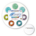 Round Shape Plastic Advertising Campaign Button